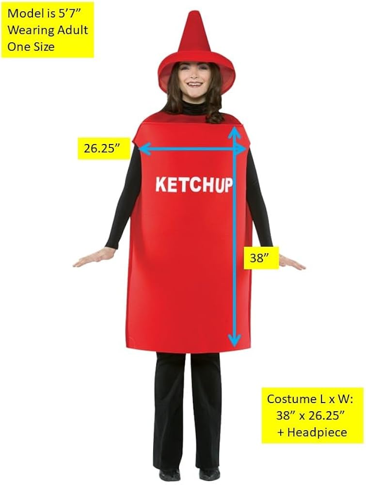 Adult ketchup costume Gringas pornos