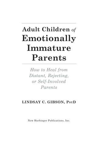 Adults of emotionally immature parents pdf Porn agency miami