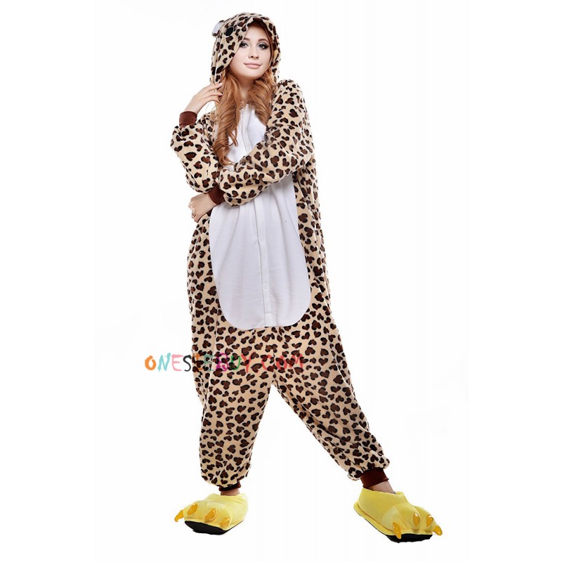 Animal print onesie for adults Interracial kissing lesbians