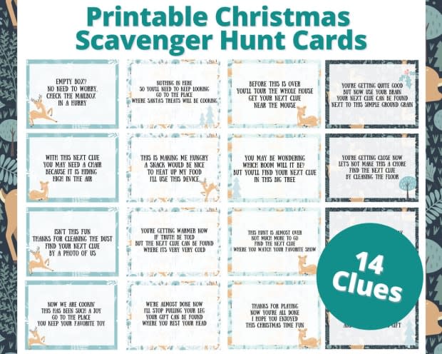 Christmas scavenger hunt riddles for adults Adulting web series download