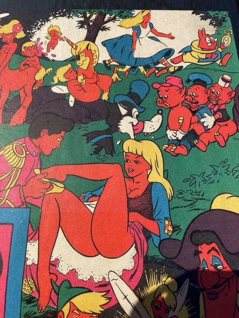 Disney orgy poster Vintage gay porn comics