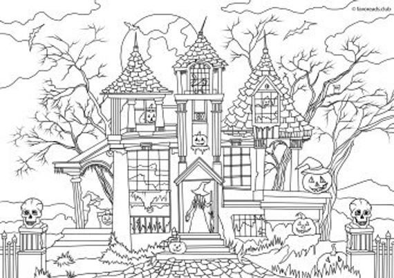 Haunted house coloring pages for adults Innocent lesbian seduction