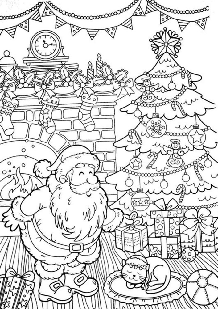 Holiday adult coloring Thick black anal