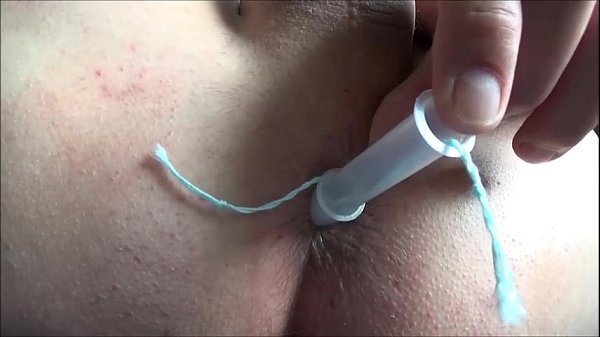 Inserting tampon porn Anal dojin