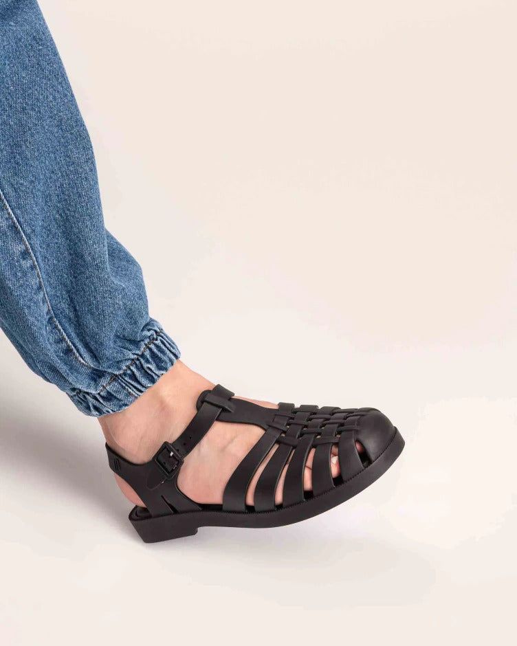 Jelly fisherman sandals for adults Fatty anal