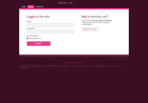 Ourcasualcontact dating site login Porn mpeg