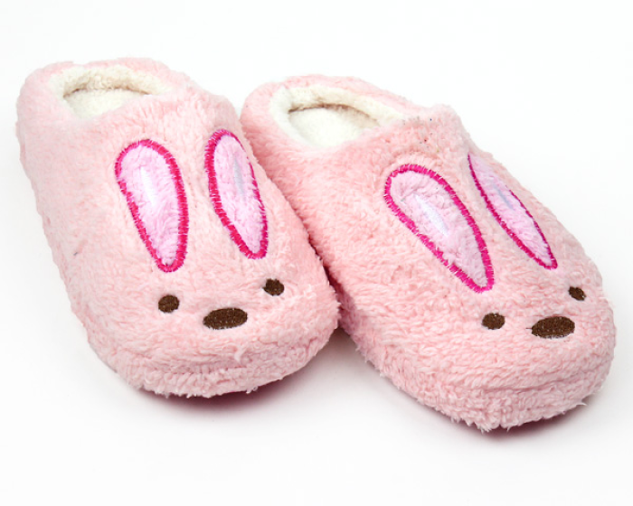 Pink bunny slippers for adults Porn body modification