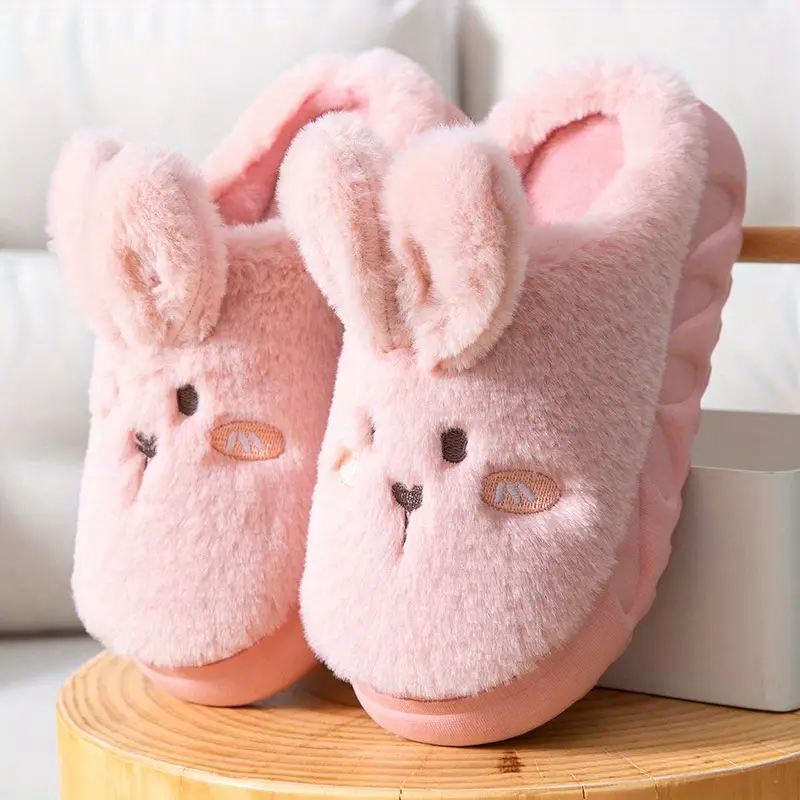Pink bunny slippers for adults Filz porn
