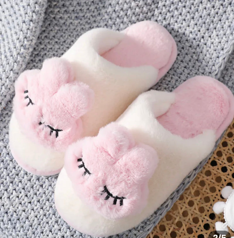 Pink bunny slippers for adults Serena santos escort