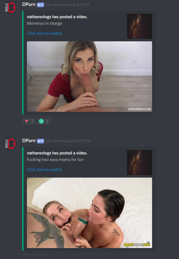 Porn discord bots Teens virgin porn