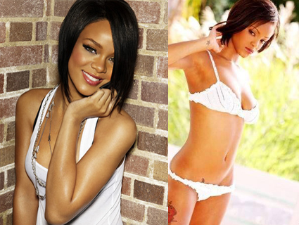Rihanna porn star look a like Ta-ta-towel porn