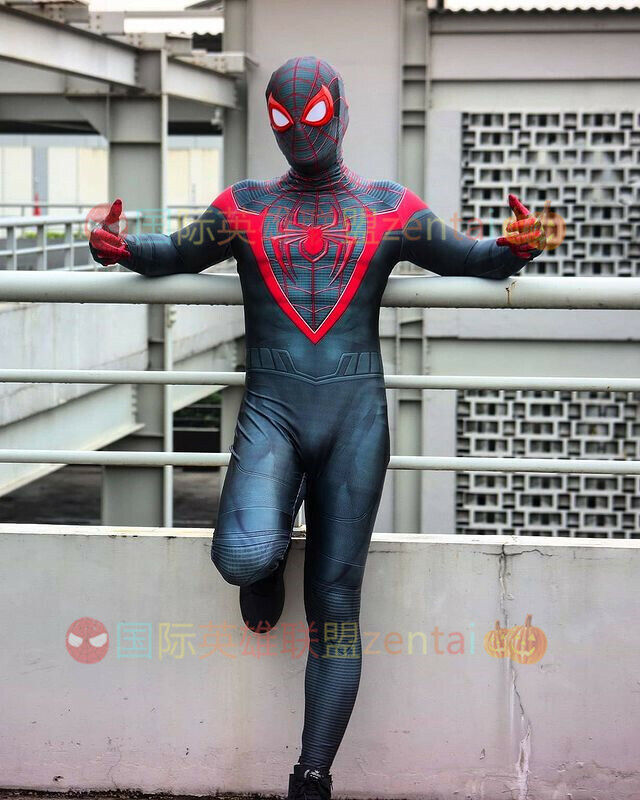 Spider man miles morales costume adult Robloxian highschool porn