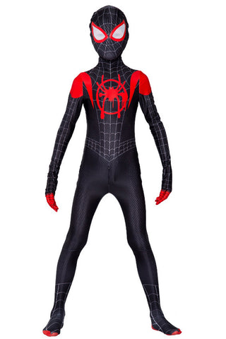 Spider man miles morales costume adult Stopman the iron fist of justice