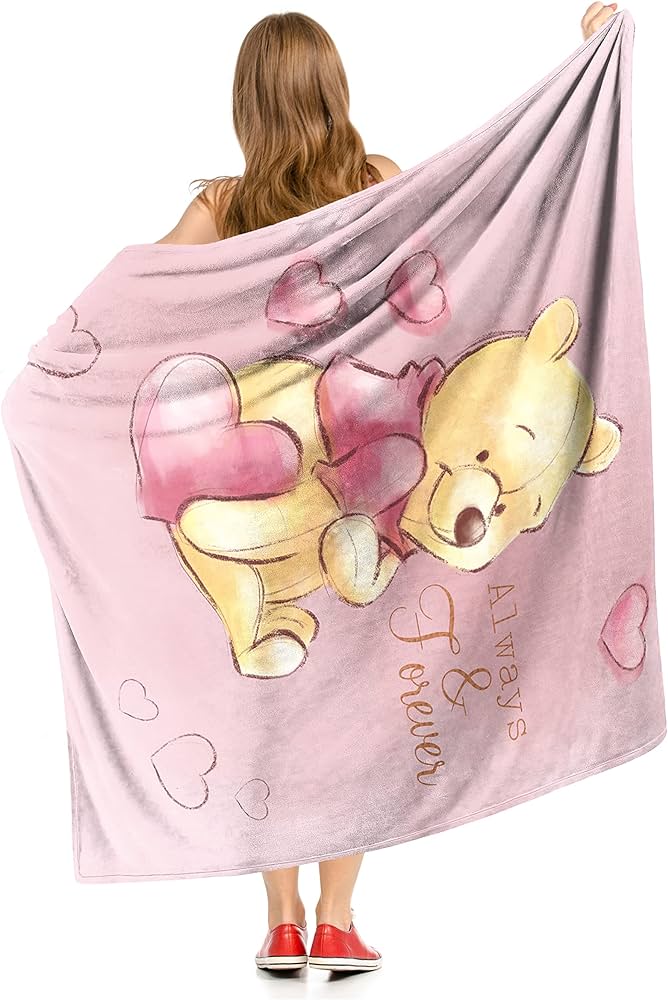 Winnie the pooh blanket for adults Hippo gifts for adults