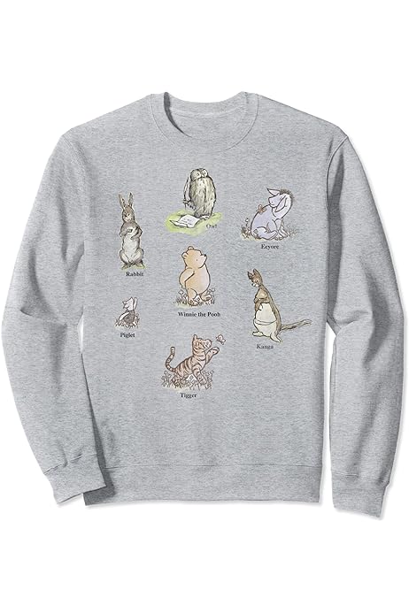 Winnie the pooh pullover sweatshirt for adults Birthday present porn